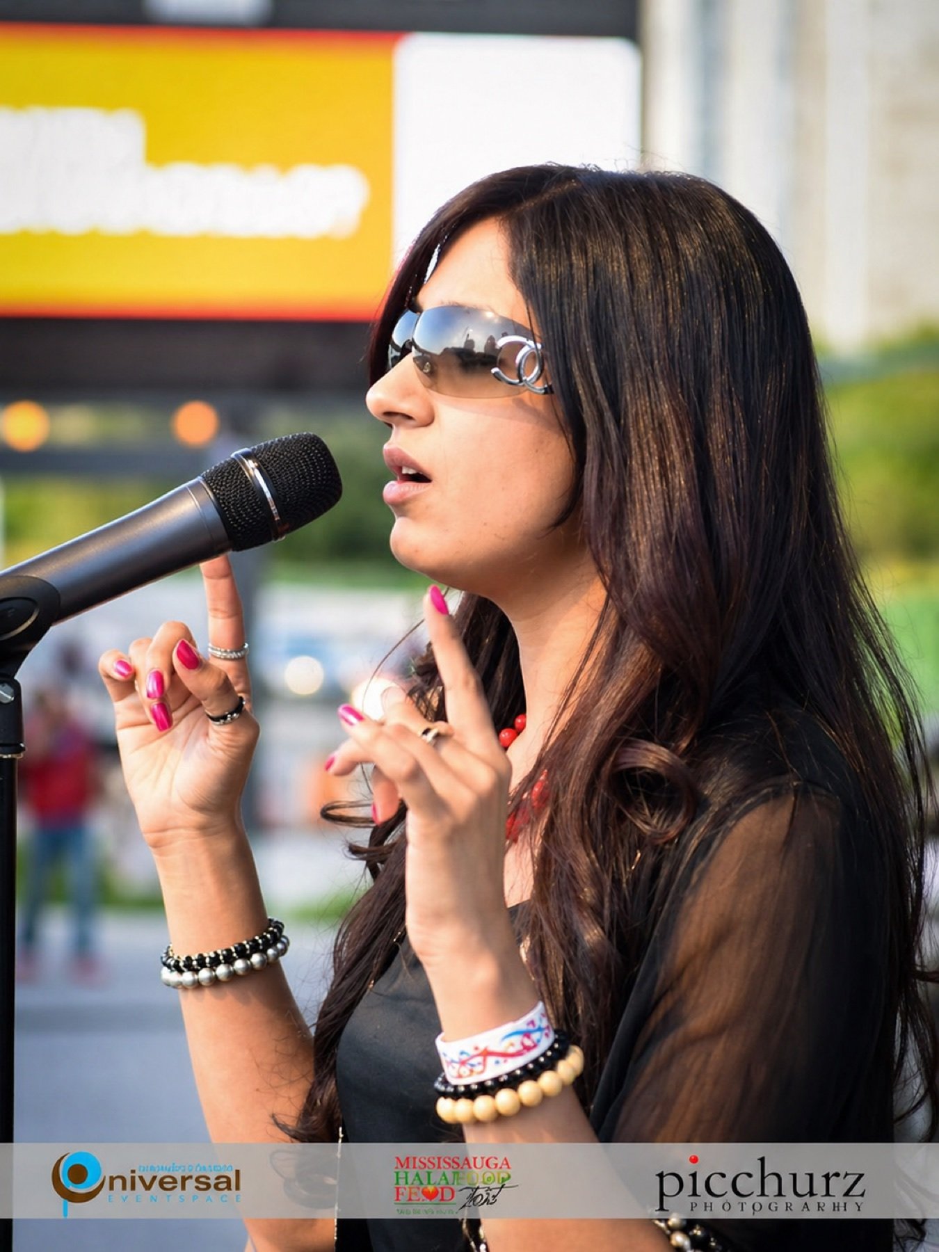 Festival stage performance